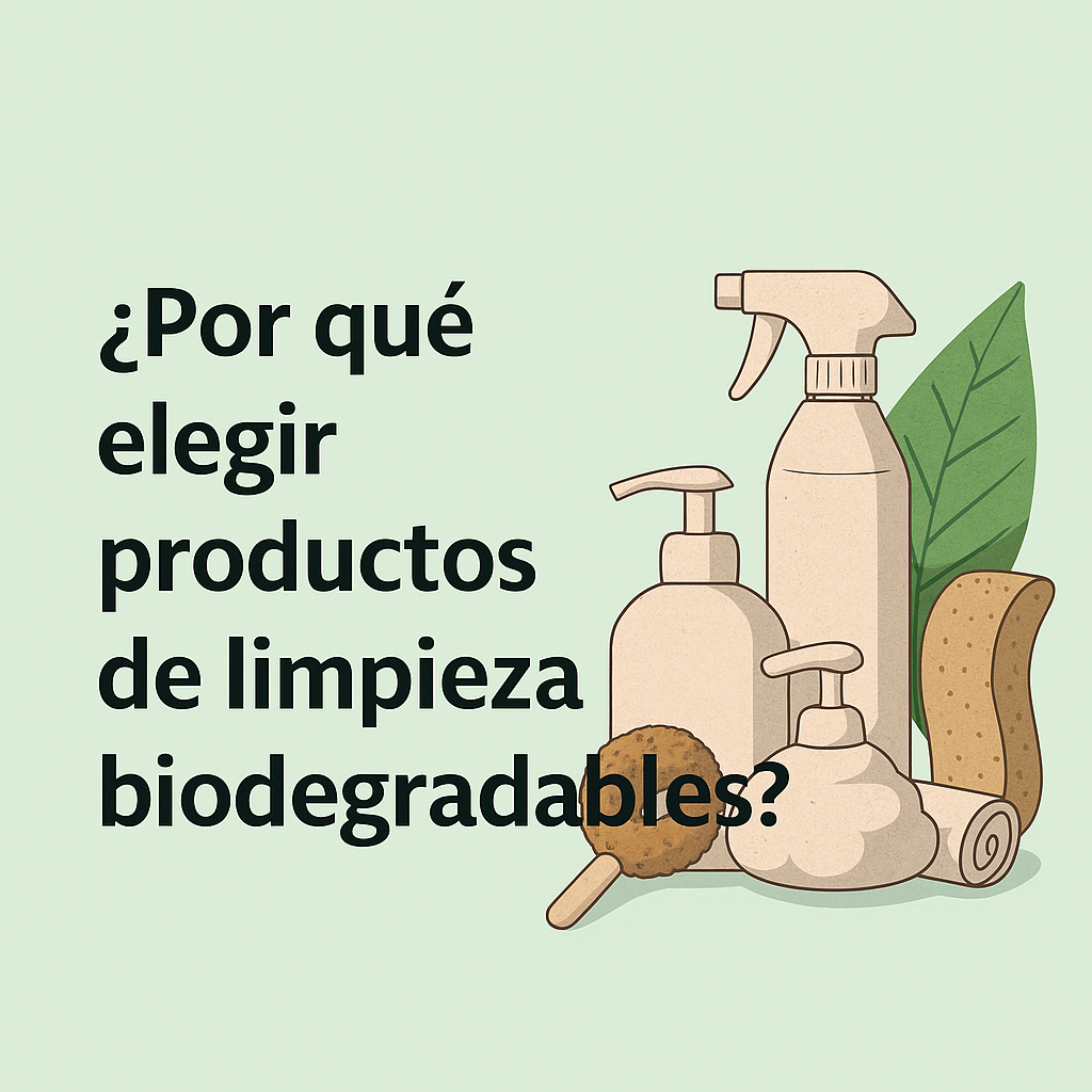¿Por qué elegir productos de limpieza biodegradables?