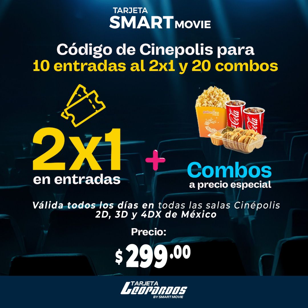 Tarjeta Leopardos by Smart Movie